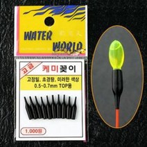 [붕어하늘] 해광 키다리 케미꽂이(3mm)/롱 캐미 꽂이/긴 케미 고무/워터 월드/조명인, 롱0.5~0.7mm용(검정)