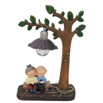 브랜드없음 장식품(노부부책보기)