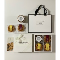 100% 수제 국내산 오란다 호두강정 결혼식 행사 회사 선물세트 답례품, 1세트, 300g