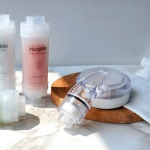 허그미 잔류염소제거 비타민 샤워 필터 아로마 샤워기필터 3종세트, 비타민필터 3종세트+샤워기, 1세트
