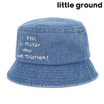 리틀그라운드 데님인더박스-레터링데님버킷햇(73111-800-02)CH 딜 아동모자 벙거지모자 캡모자