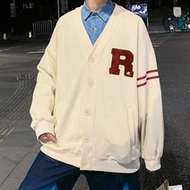 오버핏 남자 가디건 간절기 데일리 사무실 데이트코디 봄 가을 겨울