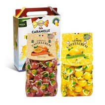 이태리레몬캔디 선물상자 (레몬200g + 오렌지200g), 1박스, 400g