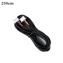 100cm 250cm 차폐 와이어 연장 코드 배터리 용량 전량계 전원 전기 AH 미터, 02 250cm