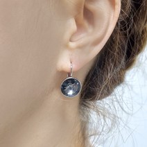 스와로브스키 원터치 드롭 귀걸이 12mm
