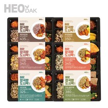 허닭 잡곡밥 도시락 250g 6종 12팩 1주 2주 식단관리 냉동, 잡곡현미렌틸 닭강정 12팩
