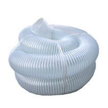PVC 닥트호스 덕트 자바라 주름관 투명 와이어 파이프, 50mm 닥트호스