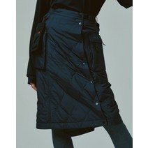 22FW 블랙 퍼텍스 퀼팅 패딩 스커트 LLPA2D513BK