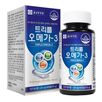 종근당건강 트리플 오메가3, 없음, 1개, 60정