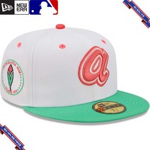 [미국정품] 850787 스냅백 캡모자 MLB [애틀랜타 브레이브스] 뉴에라 1972 MLB All-Star Game Watermelon Lolli 59FIFTY Fitted Ha