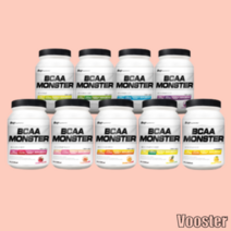 BCAA몬스터 아미노산 헬스 보충제 비씨에이에이 500g 50회분, 망고맛