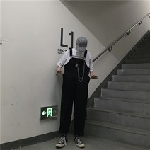 캐주얼 레트로 멜빵
