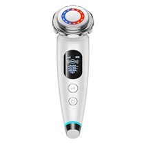 눈마사지 눈안마기 마사지기 Rf Ems 메조테라피 전기 천공 라이트 케어 청소 리프팅 재생 눈 피부 기계 Le, 01 white