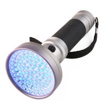 100LED 고휘도 자외선 손전등 UV 위폐식별 동물소변 감별기 램프, 1개