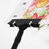 POP pop클립 메모 pop홀더 집게 꽂이 클립 메모집게, 블랙