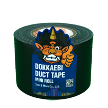 테스크 도깨비 덕트테이프(DUCT TAPE) 미니롤 BLACK 덕테이프 청테이프 면테이프, 50mm X 10m