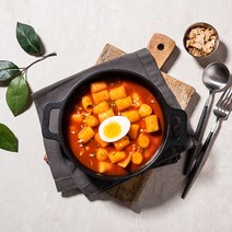 오여사 유기농 즉석 떡볶이 2인분 자취생 간단요리 즉석떡볶이 아이들 간식 떡볶이 양념장 레피시 초등생 간식, 1개, 4-food-1 크림맛 810g