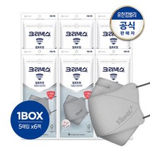 [내일도착]크리넥스 KF94 컴포트핏마스크 라이트그레이 대형5PX6, 없음