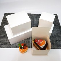 원터치 크라프트 선물상자 / 머그컵상자 포장박스 쿠키 마카롱 어린이집 답례품 백일떡 선물 상자 쿠키상자 마카롱상자, 1장, 원터치 화이트상자 (4호)