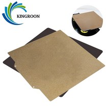 kingroon 3d printer heatbed hot bed pei 스티커 제거 스프링 강판 kp3s ender 3용 pre-applied pei flex magnetic ba, 220x220mm