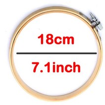 10-40cm 미니 나무 자수 크로스 스티치 후프 키트 링 프레임 대형 바느질 도구 스레드 치실 타래, 04 18CM