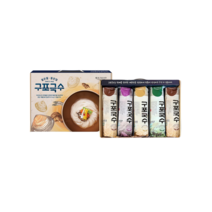 국수 선물 세트 자색고구마 콩 시금치 소면 답례품 판촉물 선물, 5종류 set