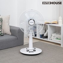 인터하우스 2023년 신상품 35cm 기계식 스탠드 선풍기 GEF-2335, 단품