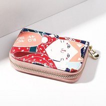 아톰 복고양이 럭키캣 어린이 트럼프 지퍼 반지갑 트럼프스타일 많은 카드포켓 넉넉한 공간 3301