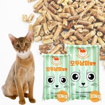 (모두팜) 모두냥이 모음 반려동물 배딩용 펠렛 우드펠렛 고양이 화장실 고양이 모래, 1. 모두냥이 10kg