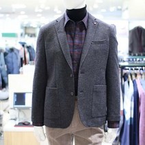 이랜드 [크로커다일]크로커다일 남성 F/W 가을 겨울 울혼방 저지 캐주얼자켓 SPA5JK4101_엔씨송파점