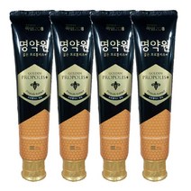 (치은염 치주염 치주질환 잇몸질환 예방효과) 죽염 명약원 골든 프로폴리스 치약 120g, 4개