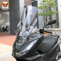 2021 혼다 PCX125 80cm 롱 스크린 윈드 스크린 이소타, 롱 스크린 + 범용 보조 스크린