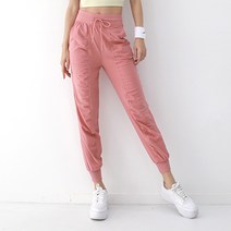 순이들 여성 봄 가을 셔링 조거 밴딩 팬츠