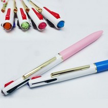 판촉물/500개/큐빅디자인3색볼펜다색펜 멀티펜/로고인쇄 기념품도매제작 학교학원병원기업관공서 답례품제, 기본500개구매시, 인쇄신청