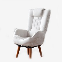 임산부 소파 모유 수유 릴렉스 회전 독서 암체어 허리, 블루 + 회전