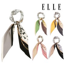 엘르(패션잡화) [엘르] 체스다이아 실크 스카프 SE241S303