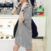 후드 스트라이프 미니 반팔 캐주얼 원피스 여름롱 여름휴가철 레이스 여성 나시 30대 하객 여름 여자