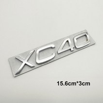 볼보 자동차 스타일링 엠블럼 뒷 트렁크 개조 배지 스티커 바디 데칼 XC90 T5 AWD, 06 NO.6
