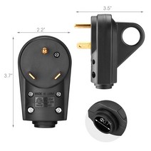 간편한 분리 디자인의 30AMP RV 교체 용 수 플러그 ETL 인증, 한개옵션0