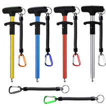 엔트모 바다 민물 낚시바늘빼기 포셉가위 우럭바늘빼기 패키지, 레드, 1개