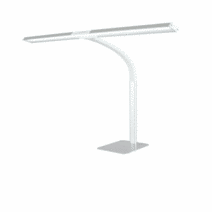 학생 공부 LED 와이드 스탠드 조명 학습용 사무용 모니터 독서실 대형 스탠드, 화이트