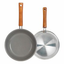 쿨샵 티타늄 통판 세라믹 코팅 프라이팬 스테이크, 그레이 22cm, 본상품선택