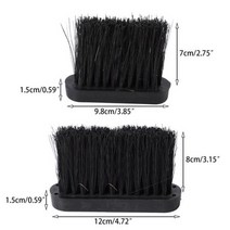 6in1 말 브러시 제거 헤어 마사지 브러시 땀 청소 키트 스크러버 말 손질 말 흘리기 도구 승마 용품, 2pcs 브러시