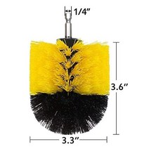 페인트클렌저 페클 23.543939전기 드릴 브러시 전원 스크러버 브러시 세트 키트 자동차 소프트 드릴 브러시 키트 욕실 주방 청소 청소기 도구, 3.5인치