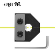 3D 프린터 부품 필라멘트 용접기 커넥터 1.75mm PLA ABS TPU 필라멘트 센서 Ender 3Pro Anet SKR 3D 프린터 알루미늄 블록 용, sliver