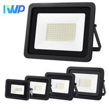 LED 야간 장식물 야외 조명 IP68 방수 50W, White shell, Warm Light 3000K