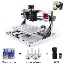 가공 다기능 데스크탑 금속 조각 기계 작은 목공 DIY CNC 레이저, 03 with 500mw laser