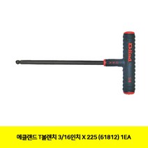 CT 에클랜드 T볼렌치 3/16인치 X 225 (61812) 1EA(2130749), 단일 수량
