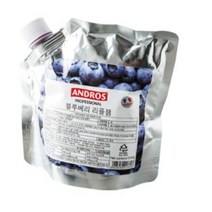 앤드로스 블루베리 리플잼, 500g, 1개