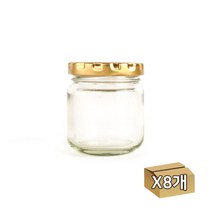 일자 유리병 원형 100ml_8조, 단품